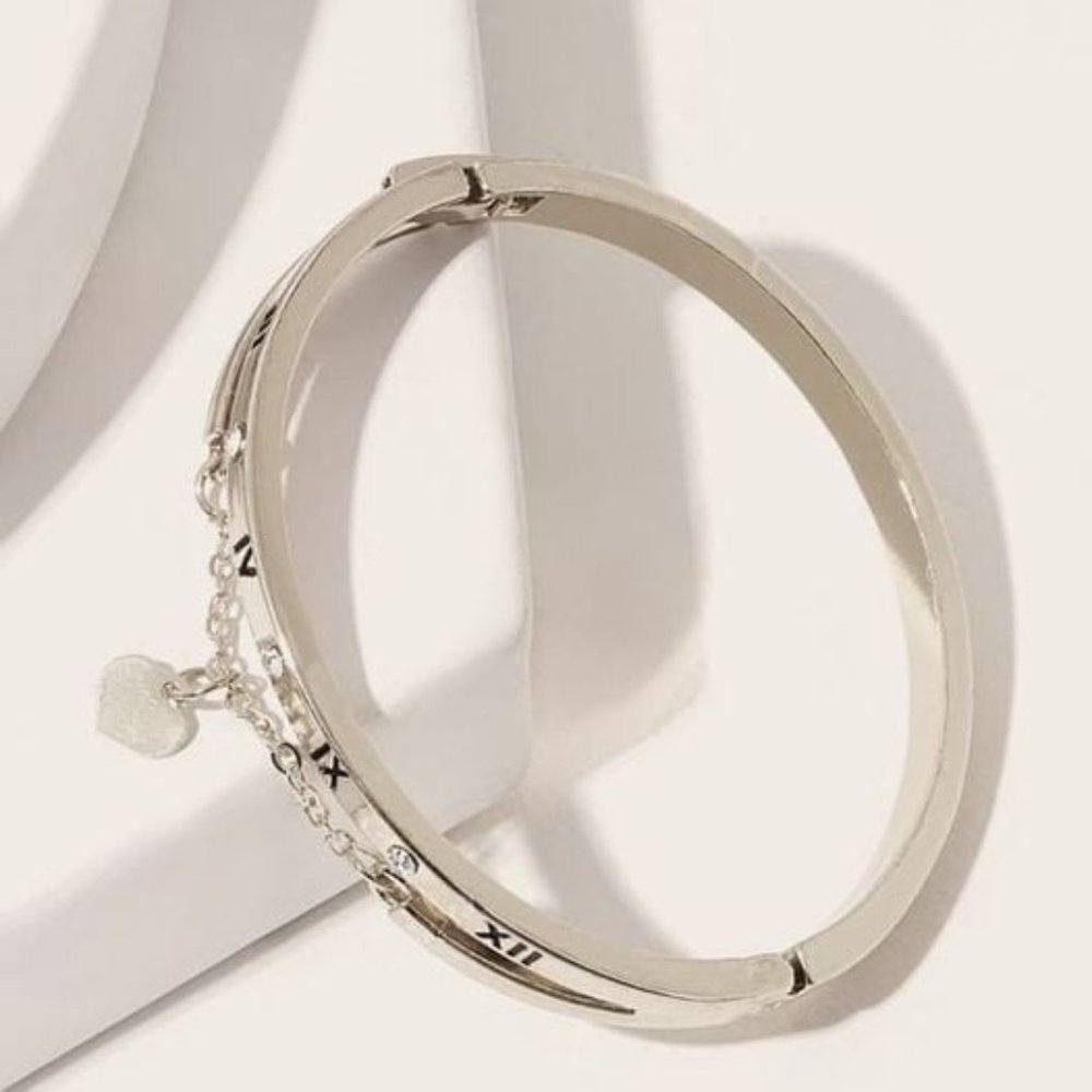 Letter & Heart Decor Bracelet